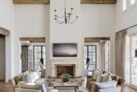 Amazing Rustic Farmhouse Living Room Decoration Ideas 17