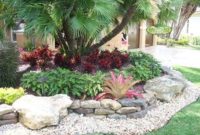 Beautiful Front Yard Rock Garden Design Ideas 14
