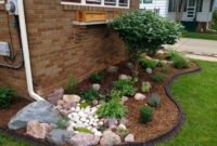 Beautiful Front Yard Rock Garden Design Ideas 39