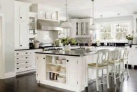 Best White Kitchen Cabinet Design Ideas 34