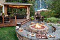 Cozy Backyard Patio Deck Design Decoration Ideas 12