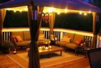 Cozy Backyard Patio Deck Design Decoration Ideas 36