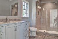 Fresh Rustic Farmhouse Master Bathroom Remodel Ideas 16