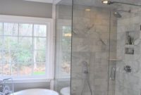 Fresh Rustic Farmhouse Master Bathroom Remodel Ideas 38
