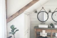 Fresh Rustic Farmhouse Master Bathroom Remodel Ideas 39