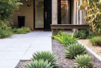 Stunning Front Yard Walkway Landscaping Design Ideas 05