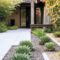 Stunning Front Yard Walkway Landscaping Design Ideas 05