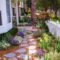 Stunning Front Yard Walkway Landscaping Design Ideas 18