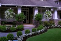 Stunning Front Yard Walkway Landscaping Design Ideas 40