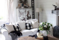 04 Cozy Modern Farmhouse Living Room Decor Ideas Modern