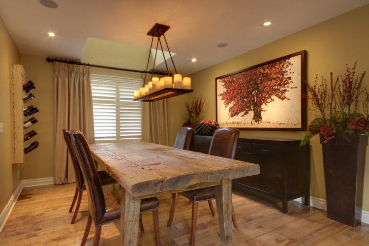 10 Beautiful Dining Rooms With Brown Walls