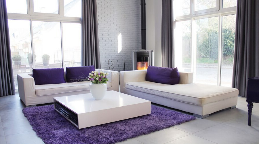 10 Chic Purple Living Room Interior Design Ideas