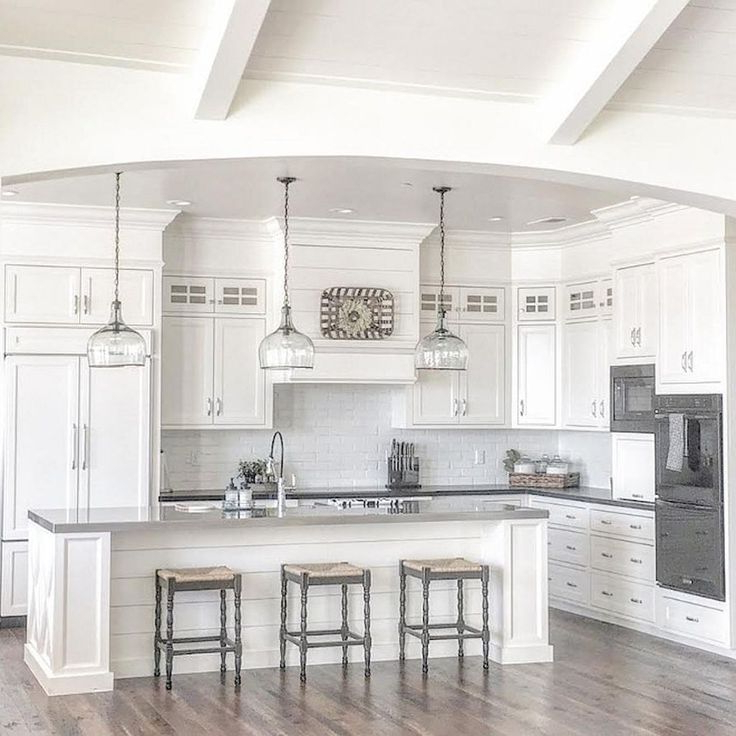 100 Rustic Farmhouse Lighting Ideas On A Budget Kitchen Cabinets Decor White Kitchen Design