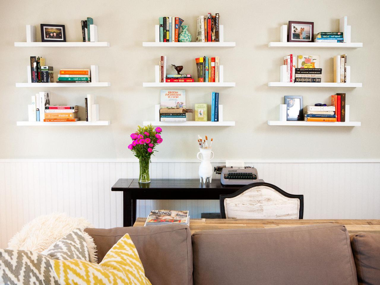 12 Ways To Decorate With Floating Shelves Hgtvs
