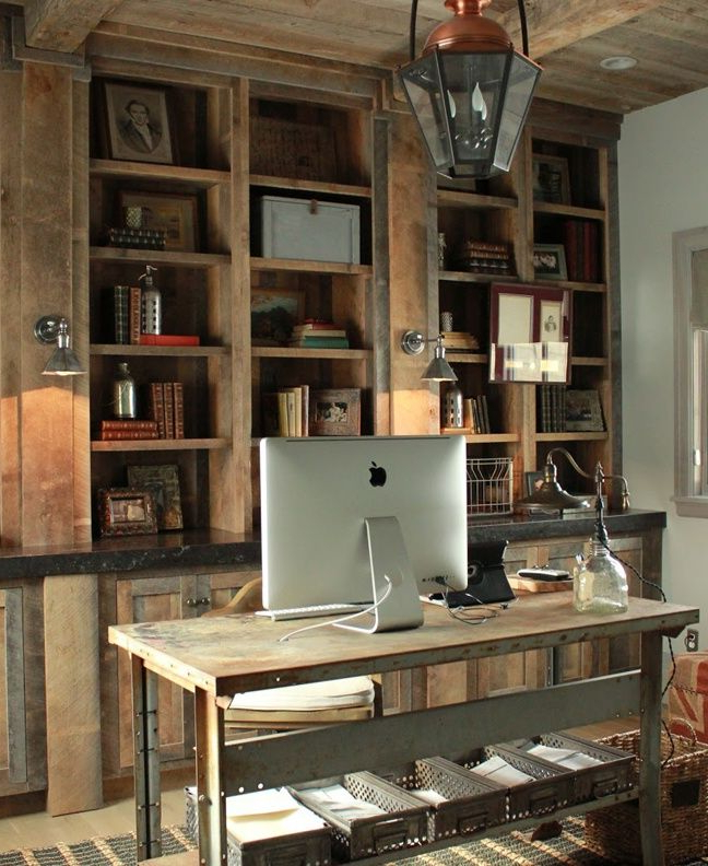 15 Creative Rustic Home Office Designs Home Office