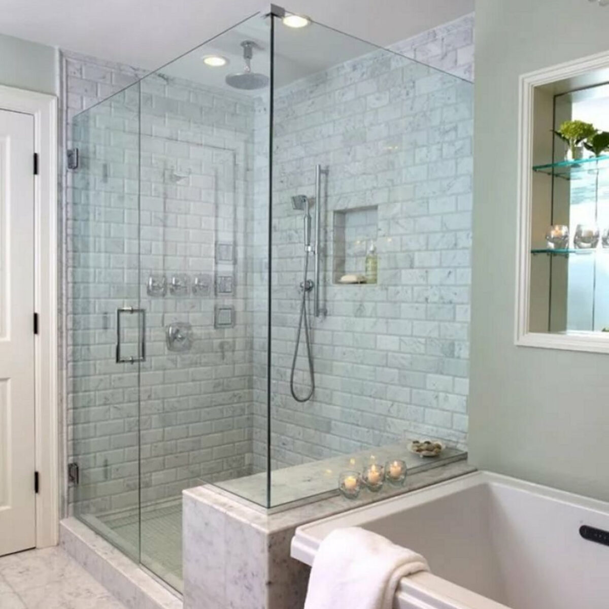 15 Gorgeous Bathroom Glass Wall Ideas You Must Try – HomeDecorish