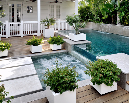 15 Hardwood Swimming Pool Decks Small Backyard Pools