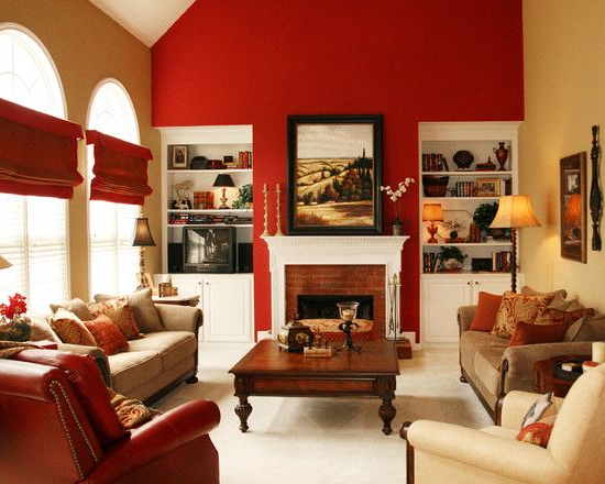 15 Red Themed Living Room Designs With Images Living