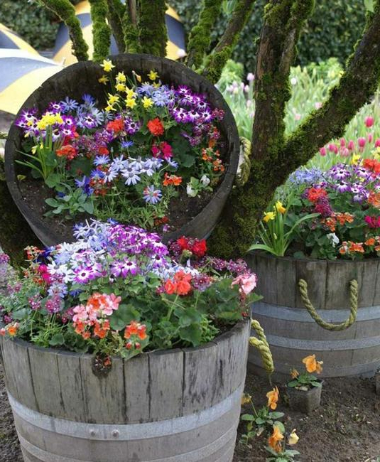 15 Unusual Flower Beds And Container Ideas For Beautiful