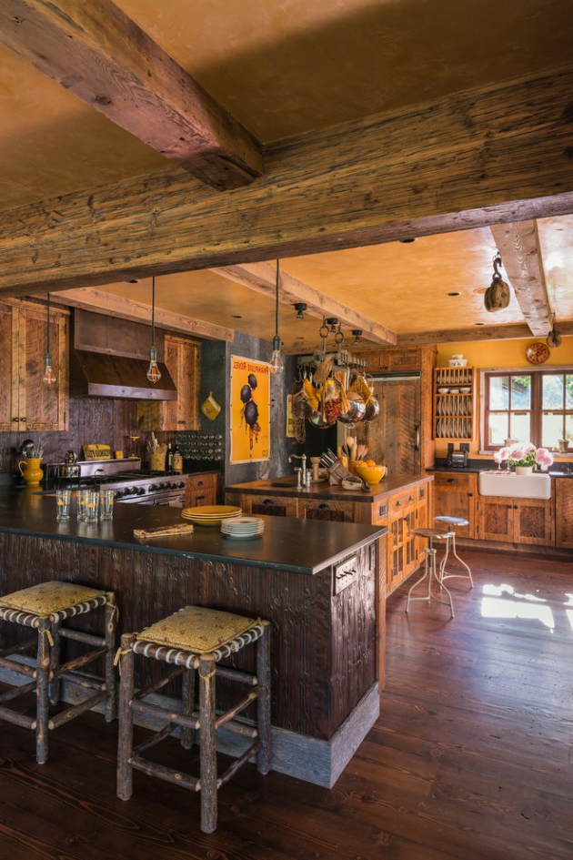 17 Beautiful Rustic Kitchen Interiors Every Rustic
