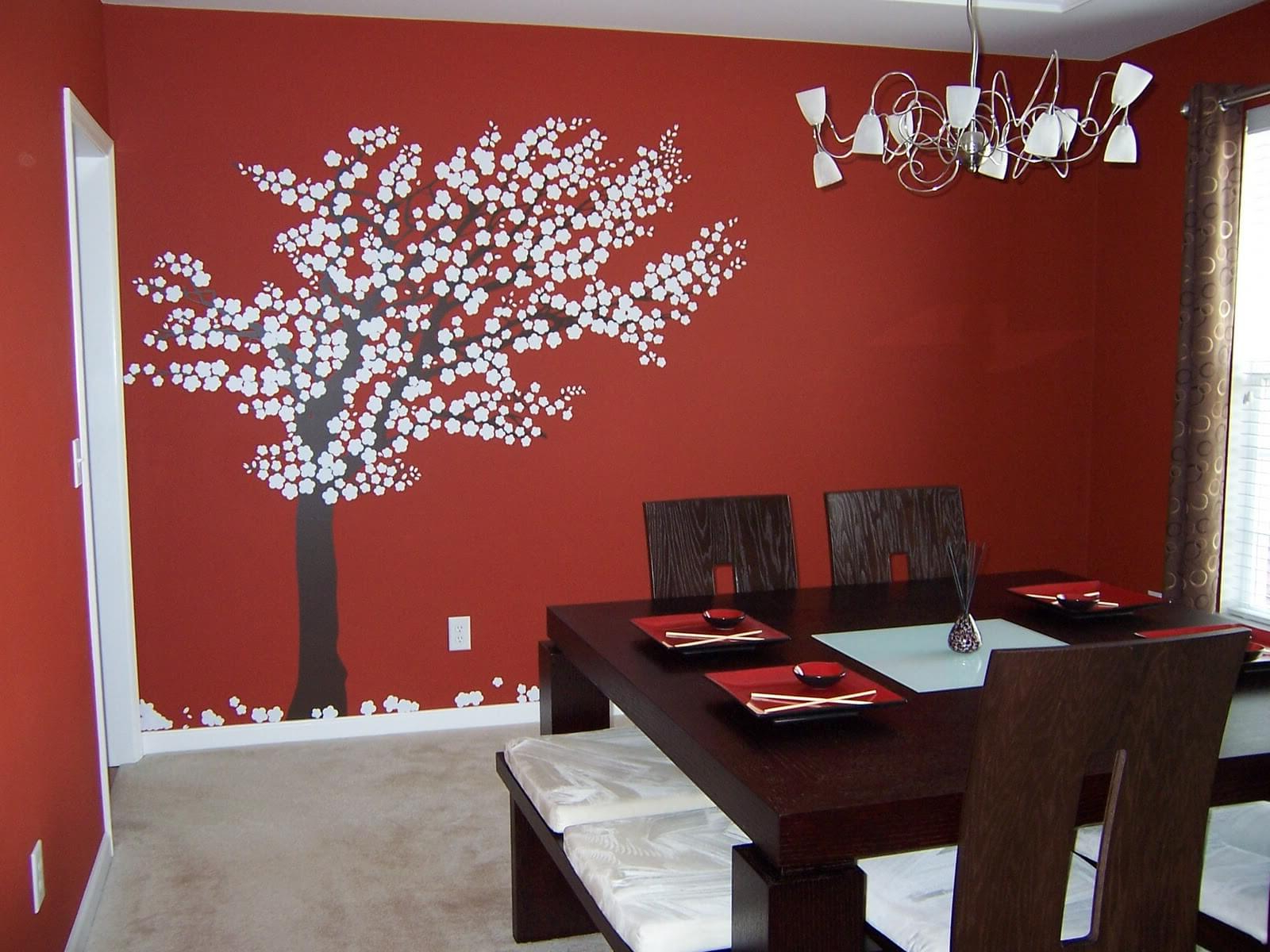 17 Beautiful Tree Wall Art Ideas To Decor Dining Room Interior