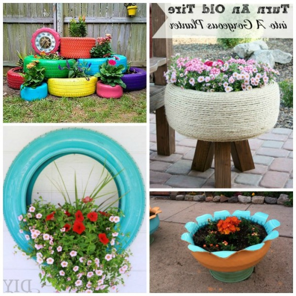 17 Ways To Reuse Tires Red Ted Art Make Crafting