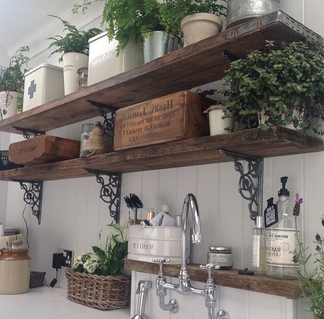 19 Amazing Kitchen Decorating Ideas Wooden Shelves