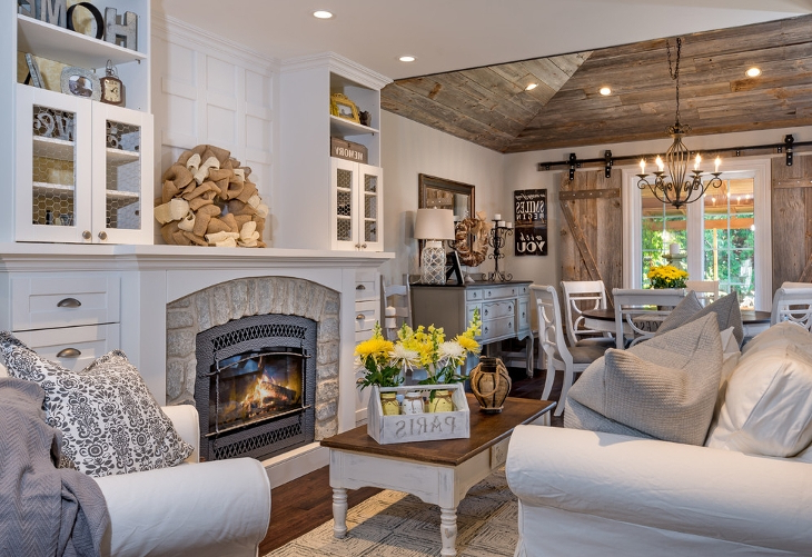 20 Farmhouse Living Room Designs Ideas Design Trends