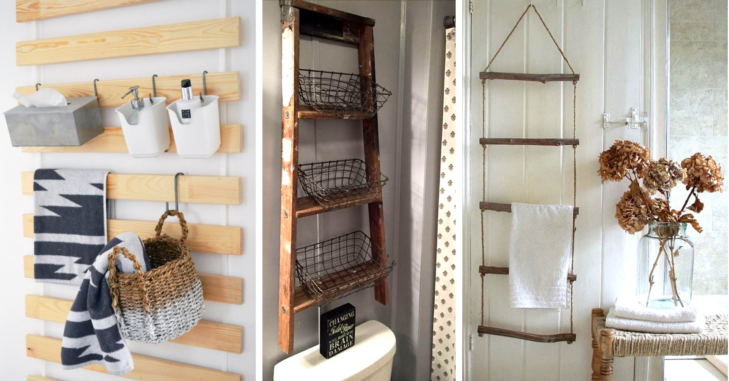 20 Hanging Bathroom Storage Ideas Making The Most Of The