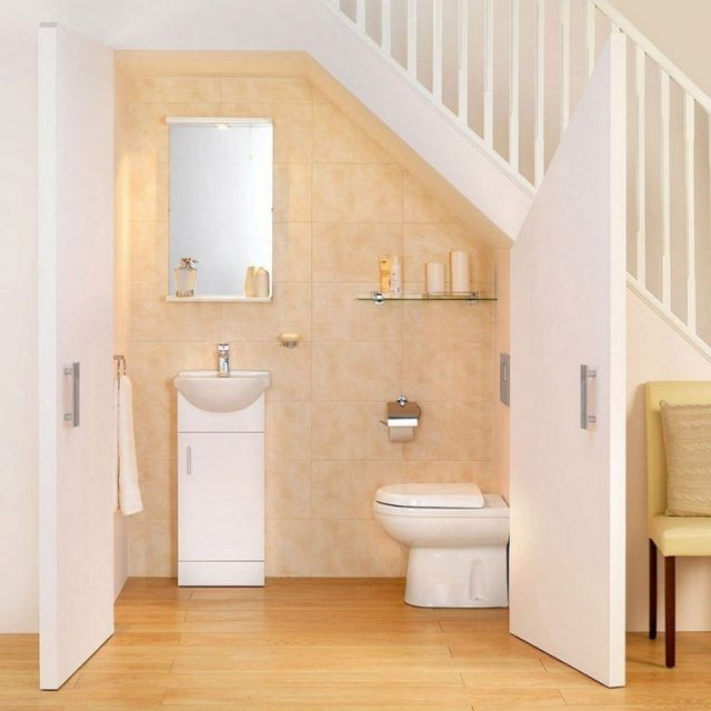 20 Stunning Bathroom Design Under Stairs For Unique