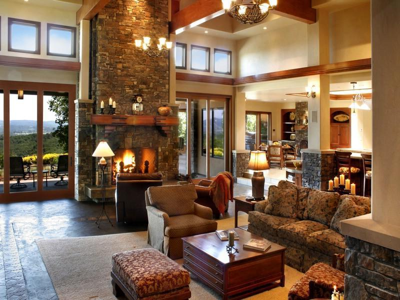 22 Cozy Country Living Room Designs
