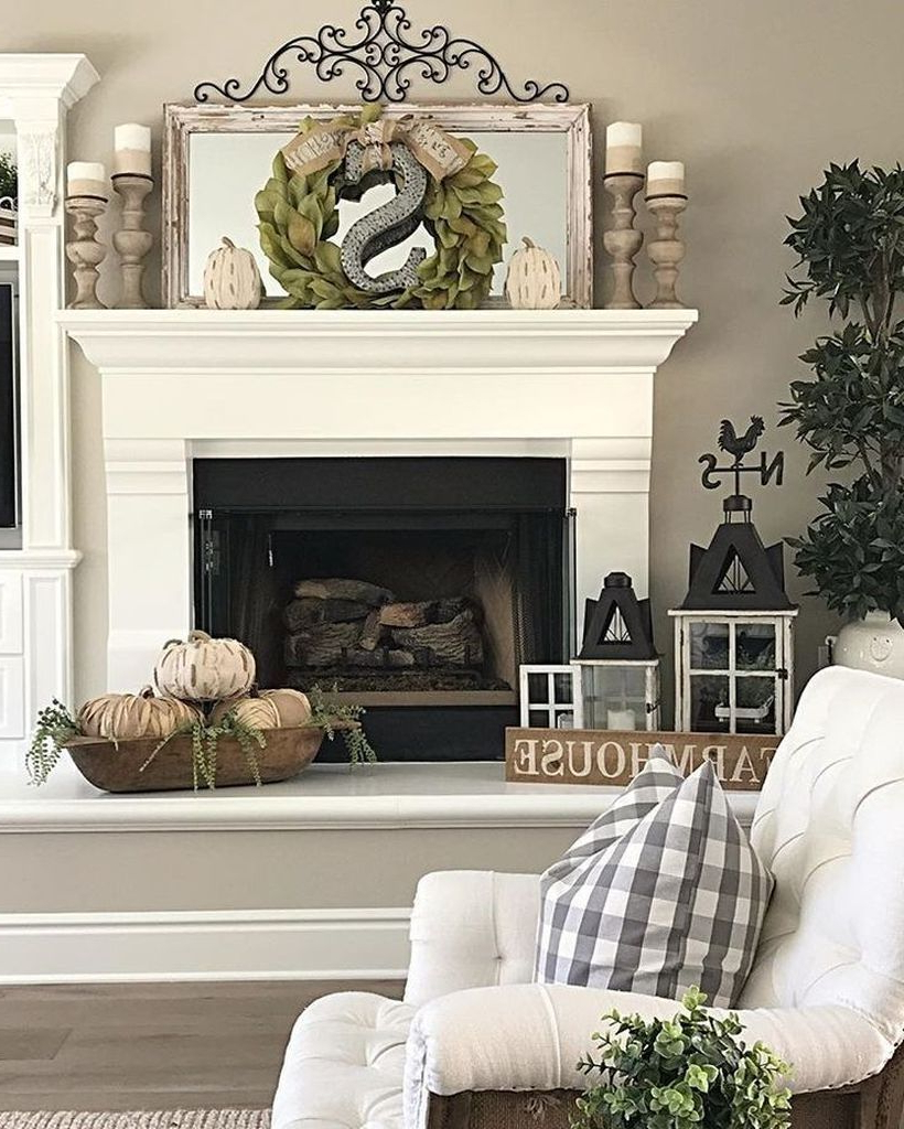 23 Amazing Fall Mantel Decoration To Copy Right Now In