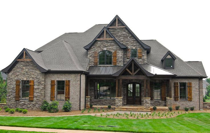 23 Best Two Tone Brickstone House Exteriors Images On