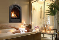 25 Bathroom Designs With Built In Fireplaces Romantic