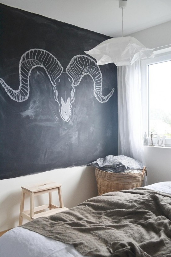 25 Cool Chalkboard Bedroom Dcor Ideas To Rock Digsdigs