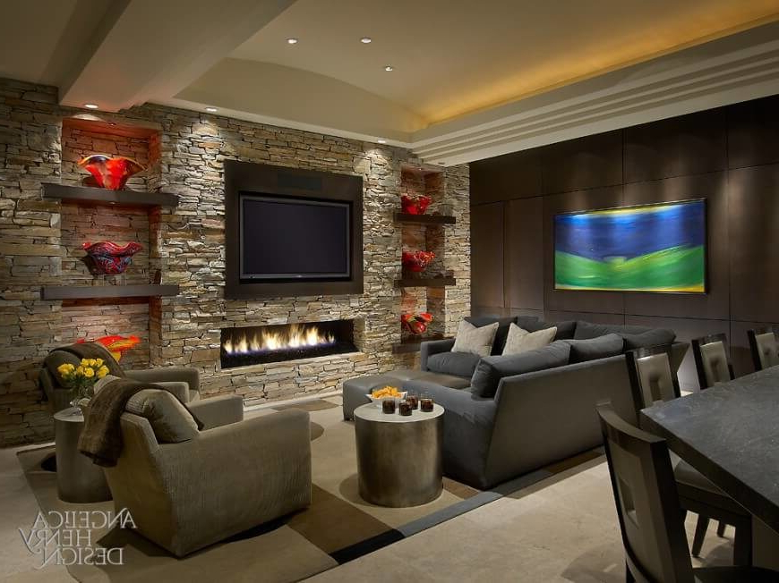 25 Incredible Stone Fireplace Ideas