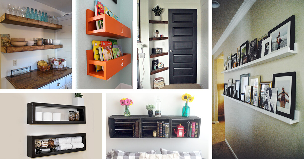 27 Best Diy Floating Shelf Ideas And Designs For 2020