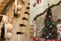 27 Christmas Staircase Decor Ideas That You Will Love