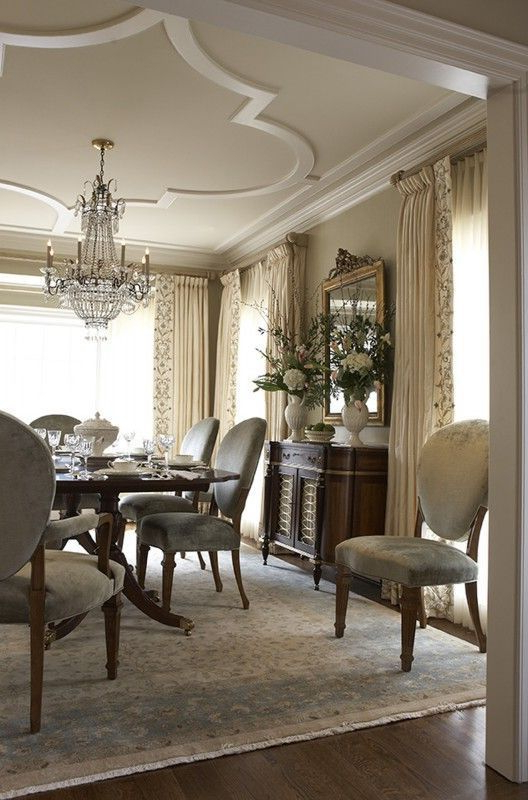 31 Epic Gypsum Ceiling Designs For Your Home Classic Dining Room Traditional Dining Rooms