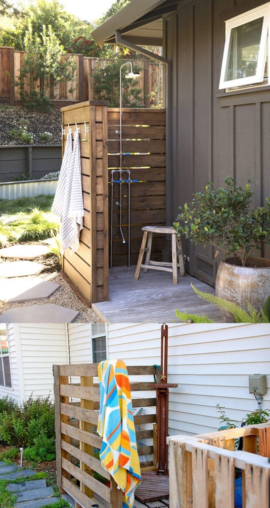 32 Beautiful Easy Diy Outdoor Shower Ideas A Piece Of