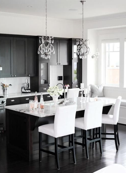 34 Timelessly Elegant Black And White Kitchens Digsdigs