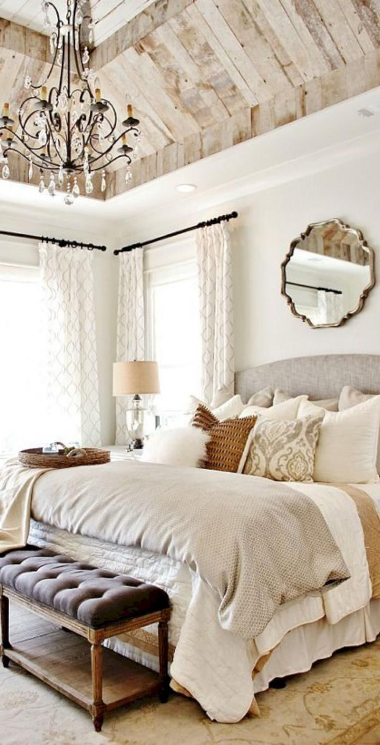 35 Cozy Modern Farmhouse Bedroom Design Ideas Rustic