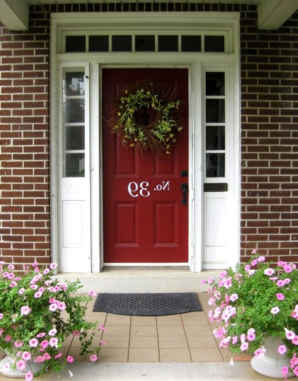 35 Different Red Front Doors Many Designs Pictures