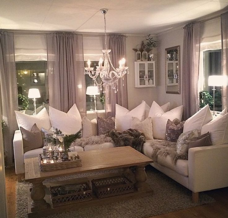35 Stunning Winter Living Room Decorating Ideas That Will