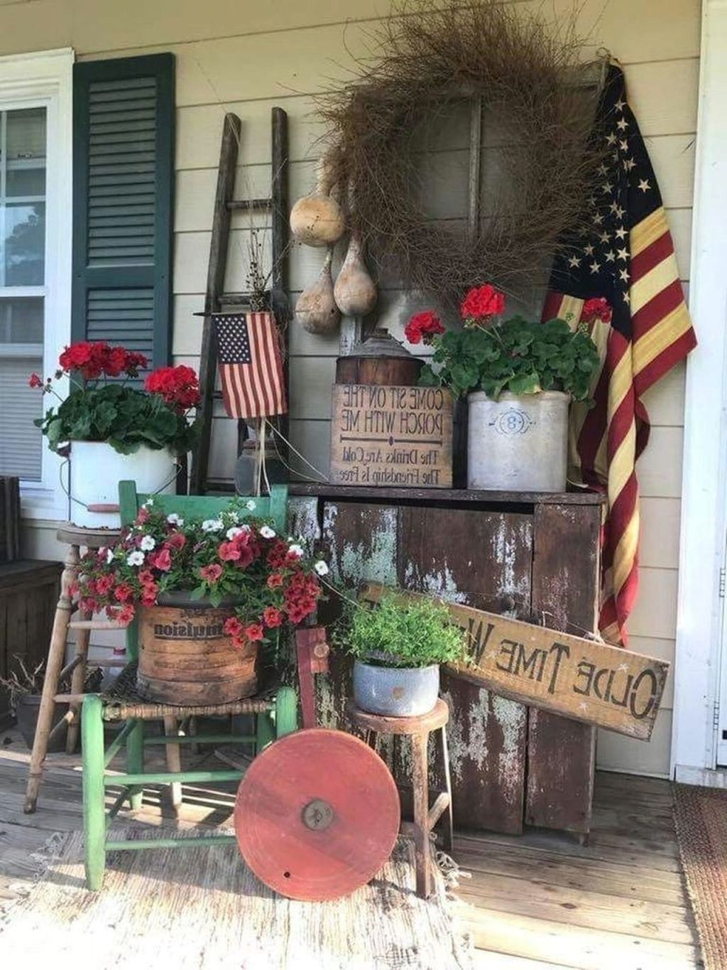 37 Gorgeous Farmhouse Front Porch Decorating Ideas Porch