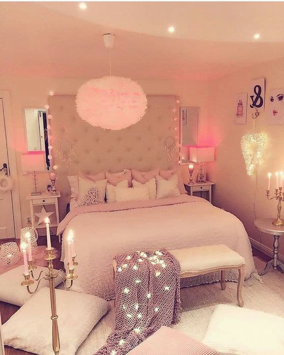 39 Amazing And Inspirational Glamour Bedroom Ideas The