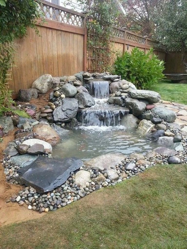 40 Awesome Diy Ponds Ideas With Small Waterfall With