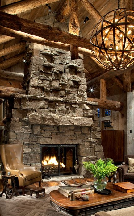 40 Awesome Rustic Living Room Decorating Ideas House