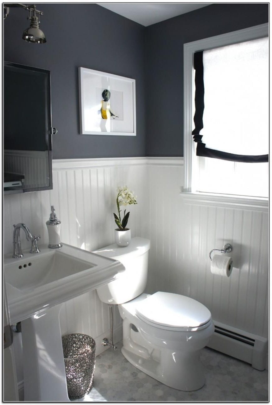 40 Perfect Gray Half Bathroom Decorating Ideas On A Budget Bathroom Layout Half Bathroom