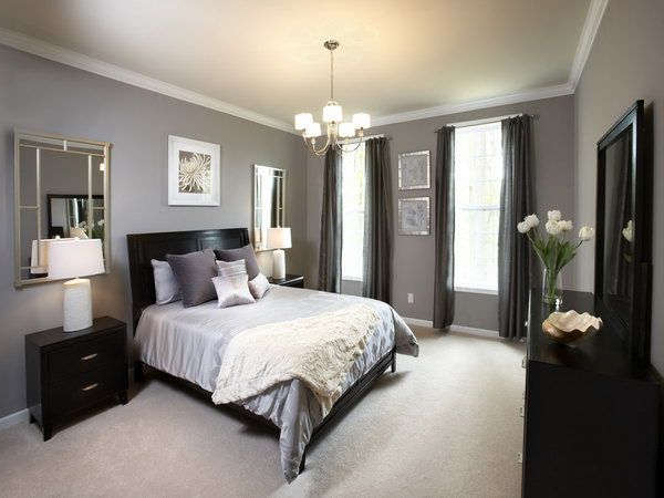 45 Beautiful Paint Color Ideas For Master Bedroom Gray